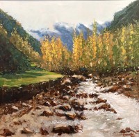 Kamran Ahmed, 30 x 30 Inch, Oil On Canvas, Landscape Painting, AC-KMA-030